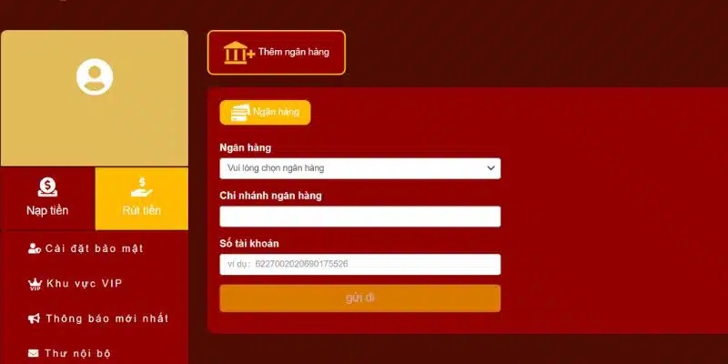 Hướng dẫn cách thực hiện các bước chuyển tiền 98win